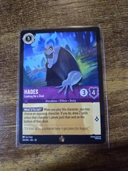 Disney Lorcana Hades - Looking for a Deal 56/204 Whispers in the Well Legendary - Image 1