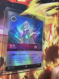 Elsa Snow Queen Coil Foil Disney Lorcana Mint Condition 210/204 Epic - Image 2