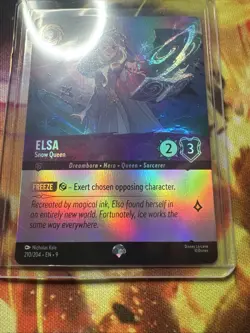 Elsa Snow Queen Coil Foil Disney Lorcana Mint Condition 210/204 Epic - Image 5