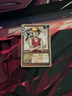 One Piece Old Card Game Carddass Luffy Bandai Tournament Promo BN-07 - Image 1