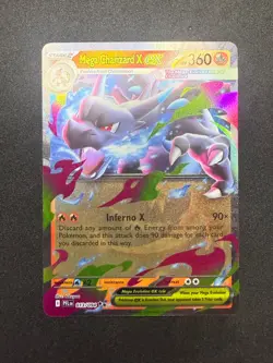 Mega Charizard X Ex 013/094 | Phantasmal Flames | RR Holo | Pokemon Card | NM 2 - Image 1