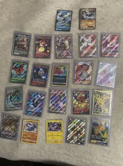 Pokemon TCG Mixed Card Lot Charizard Machamp Raichu Yveltal Grookey Holo Binder - Image 1