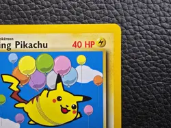 Flying Pikachu Promo #25 Pokemon TCG WOTC Black Star Vintage 2001 Rare Card - MP - Image 3
