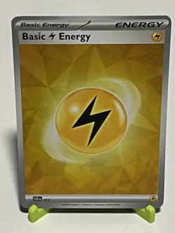 Pokemon Basic Lightning Energy 12 Cracked Ice Holo Scarlet & Violet NM Condition - Image 1