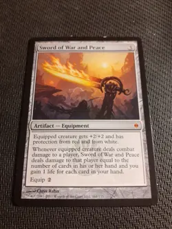 Sword of War and Peace (Excellent) (New Phyrexia) | MTG - Image 1