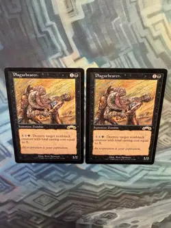 MTG 2X Plaguebearer LP-/MP+ Exodus - Image 3