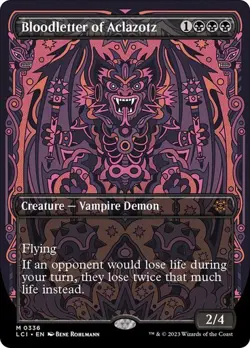 Bloodletter of Aclazotz *Borderless* - LCI-BF - NM Magic The Gathering MTG - Image 1