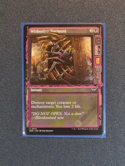 MTG Withering Torment - Showcase - DSK - Near Mint+ Condition - Image 1