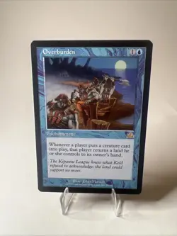 Overburden Prophecy Regular Mtg Magic The Gathering LP - Image 1