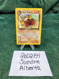 Dark Dugtrio - Pokemon Team Rocket - #23/82- Vintage Pokemon Card - Image 1