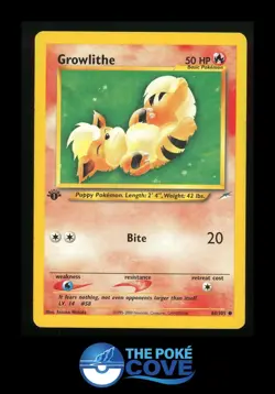 Growlithe 68/105 | Neo Destiny 1st Edition | Pokemon Common | LP - Image 1