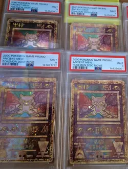 POKEMON 2000 GAME MOVIE ANCIENT MEW POKEMON MOVIE PSA 9 - Image 1