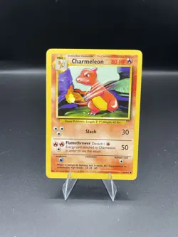 (MP) Charmeleon 24/102 Base Set Unlimited Pokemon TCG Card - Image 1