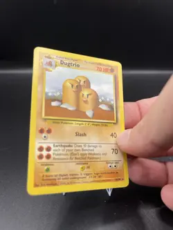 (MP) Dugtrio Base Set Unlimited 19/102 Pokemon TCG Card WOTC - Image 5