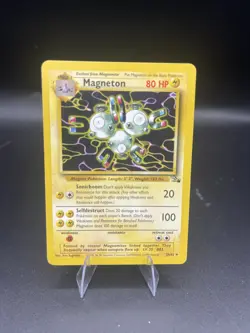 (LP) Pokemon TCG - Fossil Set - Magneton - (26/62) - Rare - Non Holo - Image 1