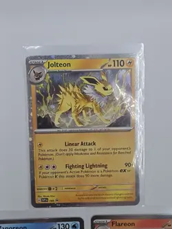 Pokemon Black Star Promo - Flareon Vaporeon Jolteon SVP 167 168 169 Cosmos Holo - Image 2