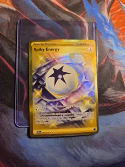 Pokemon TCG Spiky Energy 190/159 Journey Together Secret Rare WOW LOOK - Image 1