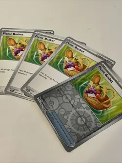 4x Pokemon TCG Picnic Basket Scarlet & Violet Base 184/198 Uncommon NM/M Playset - Image 1