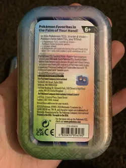 Pokemon Paldean Fates Mini Tin Complete Art Set Factory Sealed - Image 3