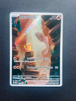 Carte Pokemon Salameche 168/165 AR HOLO FA Pokemon 151 EV3.5 NEUF - Image 1