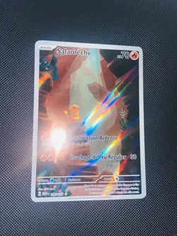 Carte Pokemon Salameche 168/165 AR HOLO FA Pokemon 151 EV3.5 NEUF - Image 2