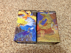 Vintage 2004 Pokemon TCG Rayquaza Legendary Birds EX Deck Collectors Tins EMPTY - Image 3