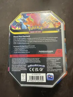Pokemon Mega Charizard Tin with Mega Charizard Y EX Promo & Booster Packs - Image 2