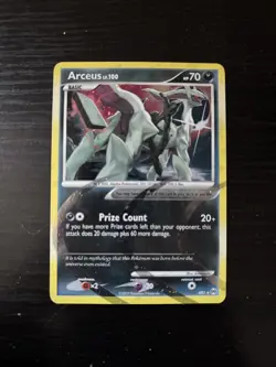 Pokemon 2009 Arceus AR1 Arceus Dark Holo MP - Image 1