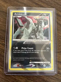 Pokemon 2009 Arceus AR1 Arceus Dark Holo MP - Image 2