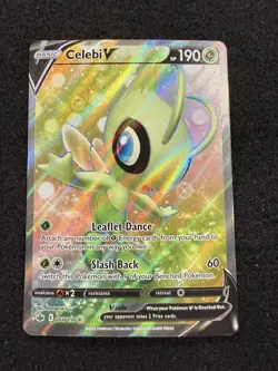 Pokemon Celebi V Full Art 160/198 from Chilling Reign in NM condition !! - Image 1