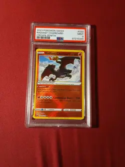 Radiant Charizard Crown Zenith PSA 9 2023 Pokemon English #020 - Image 1