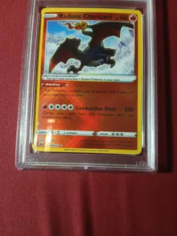 Radiant Charizard Crown Zenith PSA 9 2023 Pokemon English #020 - Image 3