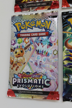POKEMON 4 BOOSTER PACKS BLACK BOLT, CROWN ZENITH, PRISMATIC, SURGING SPARKS - Image 3