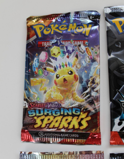POKEMON 4 BOOSTER PACKS BLACK BOLT, CROWN ZENITH, PRISMATIC, SURGING SPARKS - Image 5
