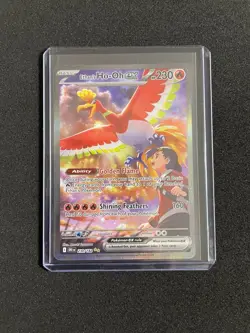 Pokemon TCG Ethan's Ho-Oh EX Sir 230/182 Destined Rivals - Image 3