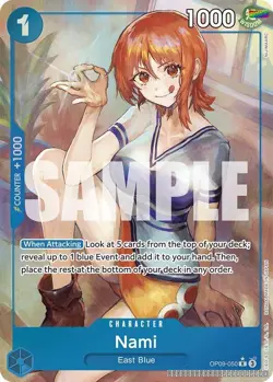 Nami (050) (Parallel) [OP09 - OP09-050] - NM [Foil] TCG One Piece - Image 1