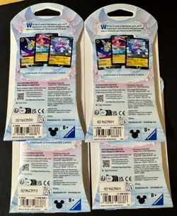 Disney Lorcana Winterspell Sleeved Booster Packs x4 NEW/SEALED - Image 2