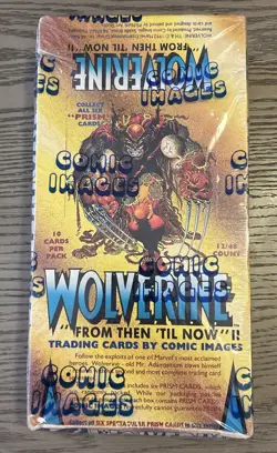 1992 Comic Images Marvel Wolverine From Then Til Now II Trading Cards Box Sealed - Image 1