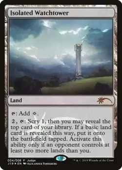 MTG English Isolated Watchtower NM Foil Promos: Judge - Image 1