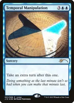 MTG English Temporal Manipulation NM Foil Promos: Judge - Image 1