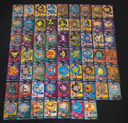 1998 Pokemon Burger King Cards Poke Trivia 60 Card Lot Mewtwo Strikes Back - Image 1