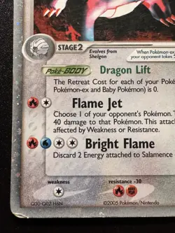 Salamence ex 103/107 EX Deoxys Pokemon Card Holo Foil Rare HP - Image 5