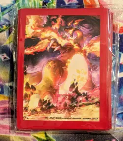 65ct Charizard VMAX Ultra Premium Collection UPC Card Sleeves New Sealed Pokemon - Image 1