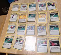 POKEMON Portuguese Base Set Lot Of 40 Trainer Treinador Cards - Image 1