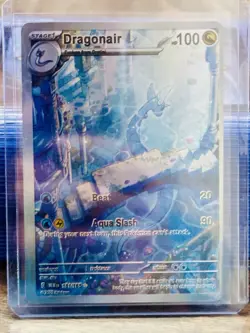Pokemon TCG Dragonair Scarlet & Violet 151 Illustration Rare Holo Card 181/165 - Image 1