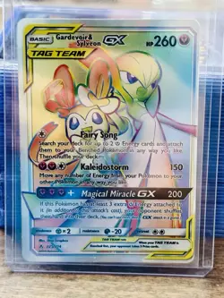 Pokemon TCG Gardevoir & Sylveon GX Full Art Holo Card 204/214 Unbroken Bonds - Image 1