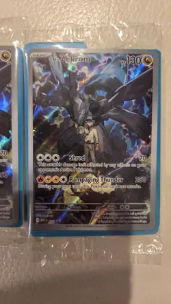 X3! N’s Zekrom Ascended Heroes Promo 031 SEALED Pokemon Card TCG - Image 4