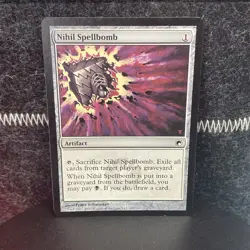 Nihil Spellbomb Scars of Mirrodin Regular Mtg Card TCG CARD NM - Image 1