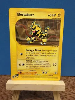 Pokemon TCG Electabuzz 76/165 Expedition Uncommon Vintage E-Reader Card - Image 1