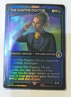 The Fugitive Doctor (Showcase) Universes Beyond: Doctor Who Foil - MTG RARE - Image 1